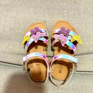 Toddler girl butterfly sandals